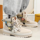 Antislip Sneakers met Teddyprint en Comfortabele Voering voor Winterse Straten – Zachte en Duurzame Synthetische Materialen 3