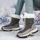 Antislip Warme Sneeuwlaarzen Dames met Ritssluiting – Comfortabel en Duurzaam voor Koude Winterdagen 9