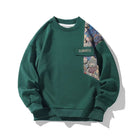 Bear Sweatshirt met Uniek Mouwontwerp voor Stoere Urban Look - Katoenmix, Normale Pasvorm, Beschikbaar in Diverse Kleuren 2