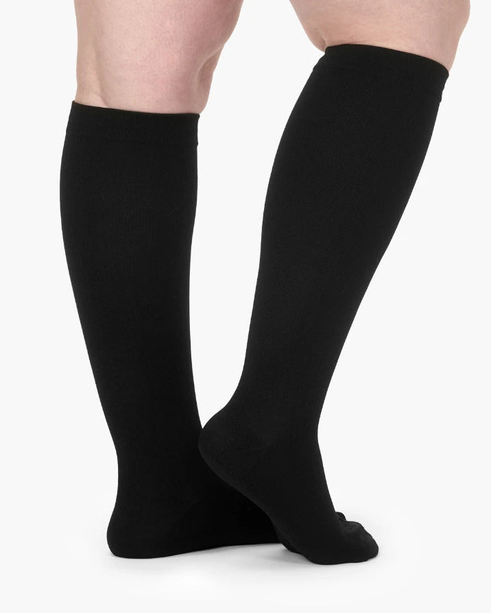 Brede Compressiekousen voor Dames en Heren - Ademend, Comfortabel, Verbetert Bloedsomloop en Vermindert Zwelling 0