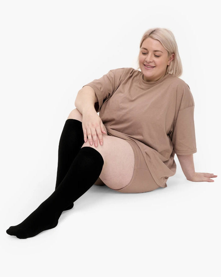 Brede Compressiekousen voor Dames en Heren - Ademend, Comfortabel, Verbetert Bloedsomloop en Vermindert Zwelling 2