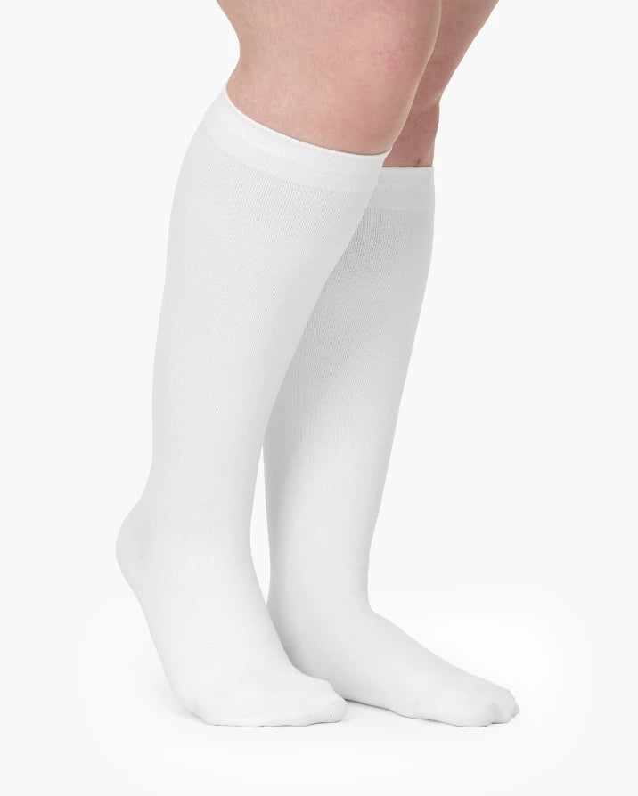 Brede Compressiekousen voor Dames en Heren - Ademend, Comfortabel, Verbetert Bloedsomloop en Vermindert Zwelling 4