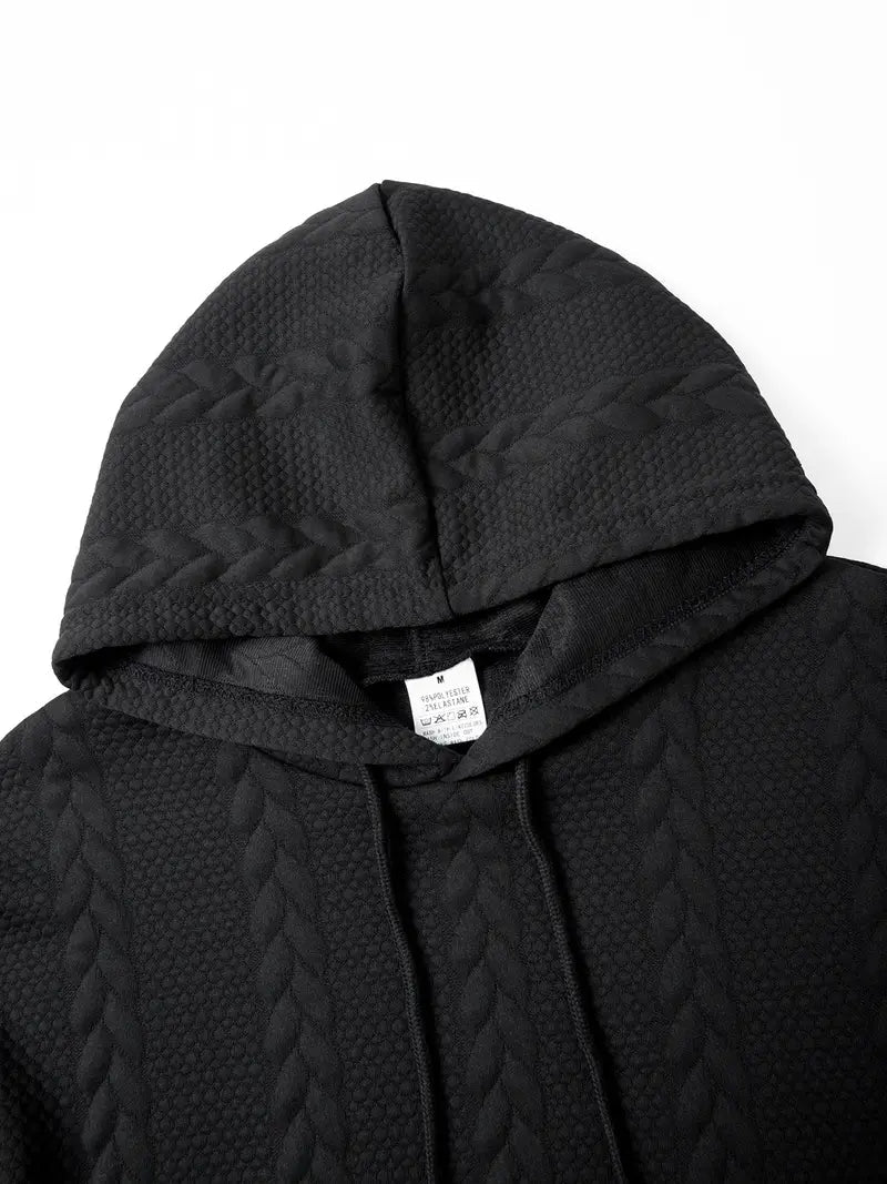 Casual Gebreide Heren Hoodie met Capuchon en Kangoeroezak – Comfortabele Trui voor Elk Seizoen 6