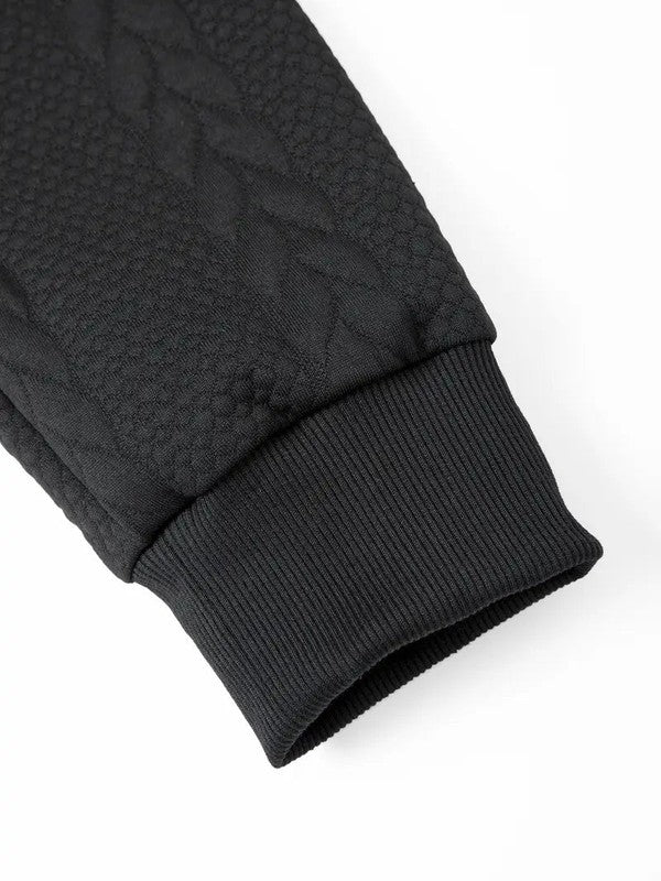 Casual Gebreide Heren Hoodie met Capuchon en Kangoeroezak – Comfortabele Trui voor Elk Seizoen 8