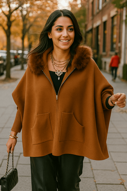 Casual Jack met Imitatiebont Kraag - Winterjas en Tussenjas voor Herfst/Winter, Relaxte Pasvorm 4