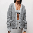 Casual Lange Dames Vesten met Knoopsluiting en V-hals - Comfortabel voor Winteroutfits 2