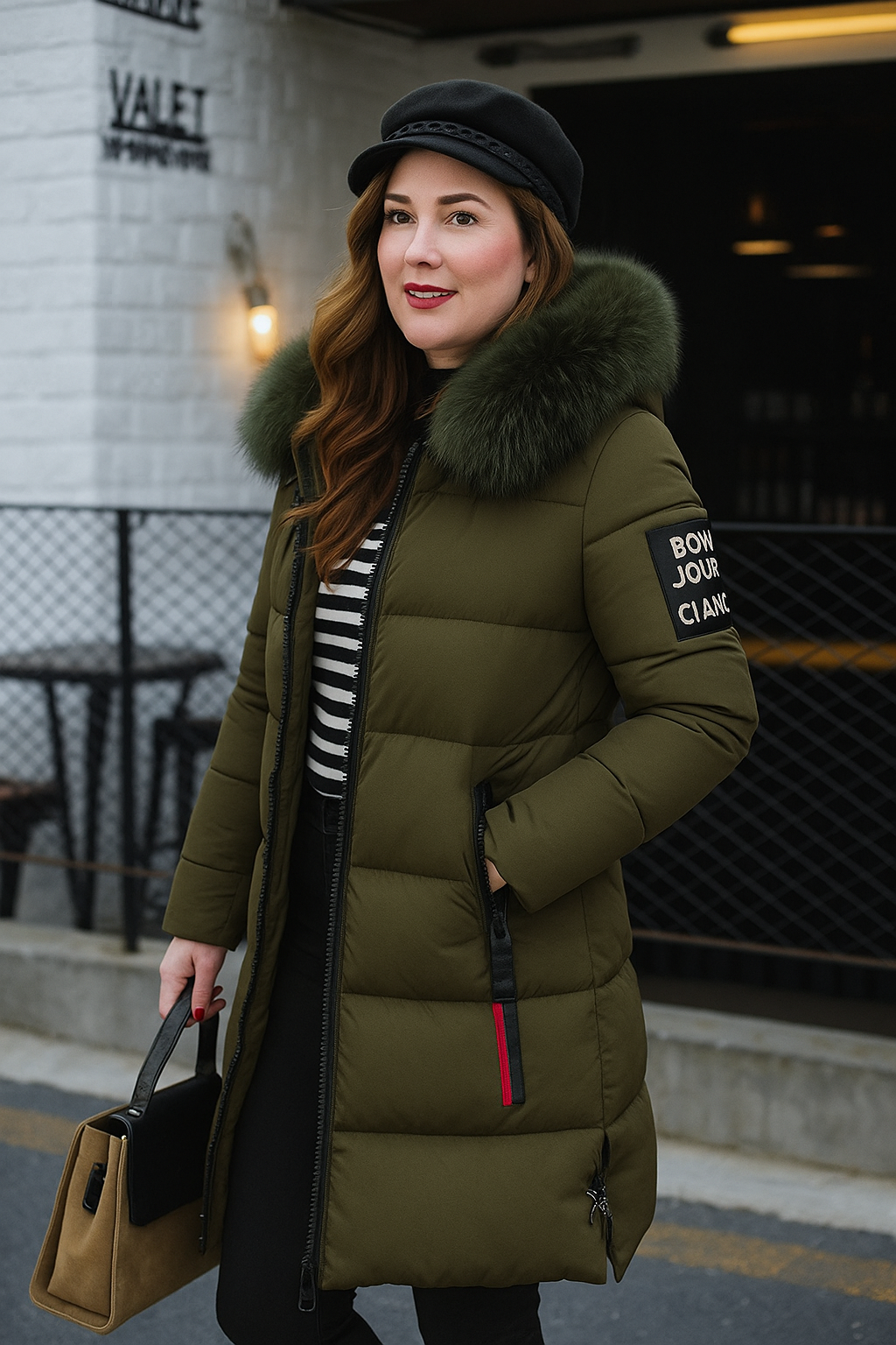 Lange Winter Parka Dames met Capuchon - Waterafstotend, Tot aan de Knieën, Ideaal voor Koude Dagen 2