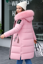 Lange Winter Parka Dames met Capuchon - Waterafstotend, Tot aan de Knieën, Ideaal voor Koude Dagen 3