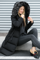 Lange Winter Parka Dames met Capuchon - Waterafstotend, Tot aan de Knieën, Ideaal voor Koude Dagen 6