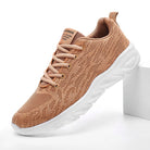 Comfortabele Gebreide Sneakers Dames met Vetersluiting en Orthopedische Binnenzool - Lichtgewicht en Ademend 0