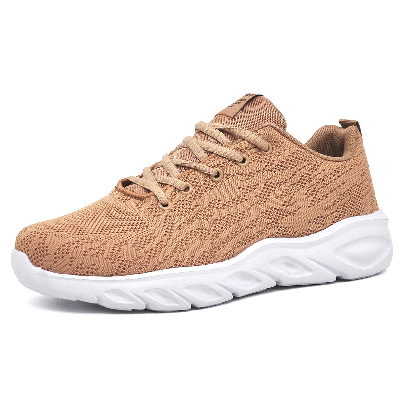 Comfortabele Gebreide Sneakers Dames met Vetersluiting en Orthopedische Binnenzool - Lichtgewicht en Ademend 1