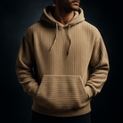 Comfortabele Heren Hoodie van Ademend Corduroy met Ontspannen Pasvorm – Lichtgewicht en Zacht 2