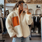 Dames Fleecejack met Hoge Kraag en Ritssluiting – Comfortabel en Stijlvol 0