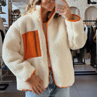 Dames Fleecejack met Hoge Kraag en Ritssluiting – Comfortabel en Stijlvol 2