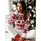 Dames Gebreide Kersttrui met Modern Breipatroon – Warm en Comfortabel voor de Winter, Loose Fit, Diverse Kleuren, S-XL 1