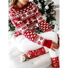 Dames Gebreide Kersttrui met Modern Breipatroon – Warm en Comfortabel voor de Winter, Loose Fit, Diverse Kleuren, S-XL 3