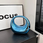 Dames Handtas | Gouden Avondclutch met Ronde Handvat 8