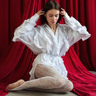 Dames Overhemdjurk met Ruches – Elegante Getailleerde Jurk voor Dames in Diverse Kleuren 4