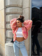 Damesvest met Pofmouwen en Korte Snit - Elegante en Veelzijdige Styling voor Dames 2