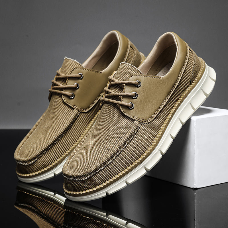 Denton Instapsneakers van Denim Geïnspireerd Canvas met Dempende Binnenzool – Casual en Lichtgewicht Sneakers voor Dagelijks Gebruik 0