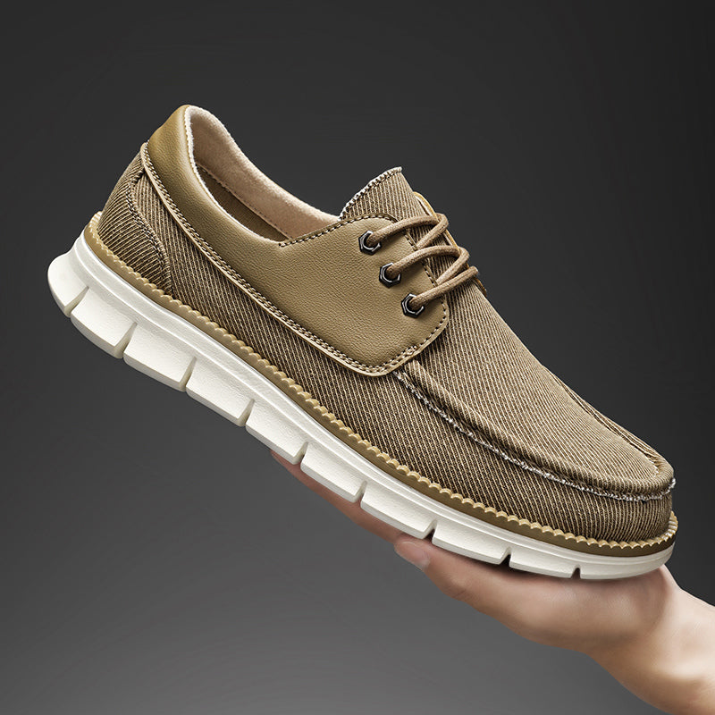 Denton Instapsneakers van Denim Geïnspireerd Canvas met Dempende Binnenzool – Casual en Lichtgewicht Sneakers voor Dagelijks Gebruik 5