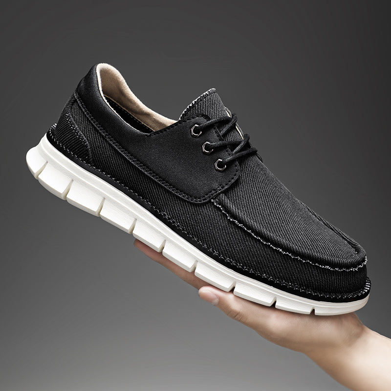 Denton Instapsneakers van Denim Geïnspireerd Canvas met Dempende Binnenzool – Casual en Lichtgewicht Sneakers voor Dagelijks Gebruik 6