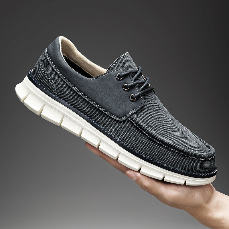 Denton Instapsneakers van Denim Geïnspireerd Canvas met Dempende Binnenzool – Casual en Lichtgewicht Sneakers voor Dagelijks Gebruik 7