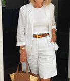 Elegante dames tweedelige set – comfortabele en stijlvolle outfit voor dagelijks gebruik of casual 