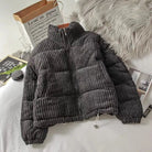 Donsjack Dames met Geribde Structuur en Ritssluiting – Warm, Casual en Ademend, Verkrijgbaar in Diverse Kleuren en Maten S-XL 0