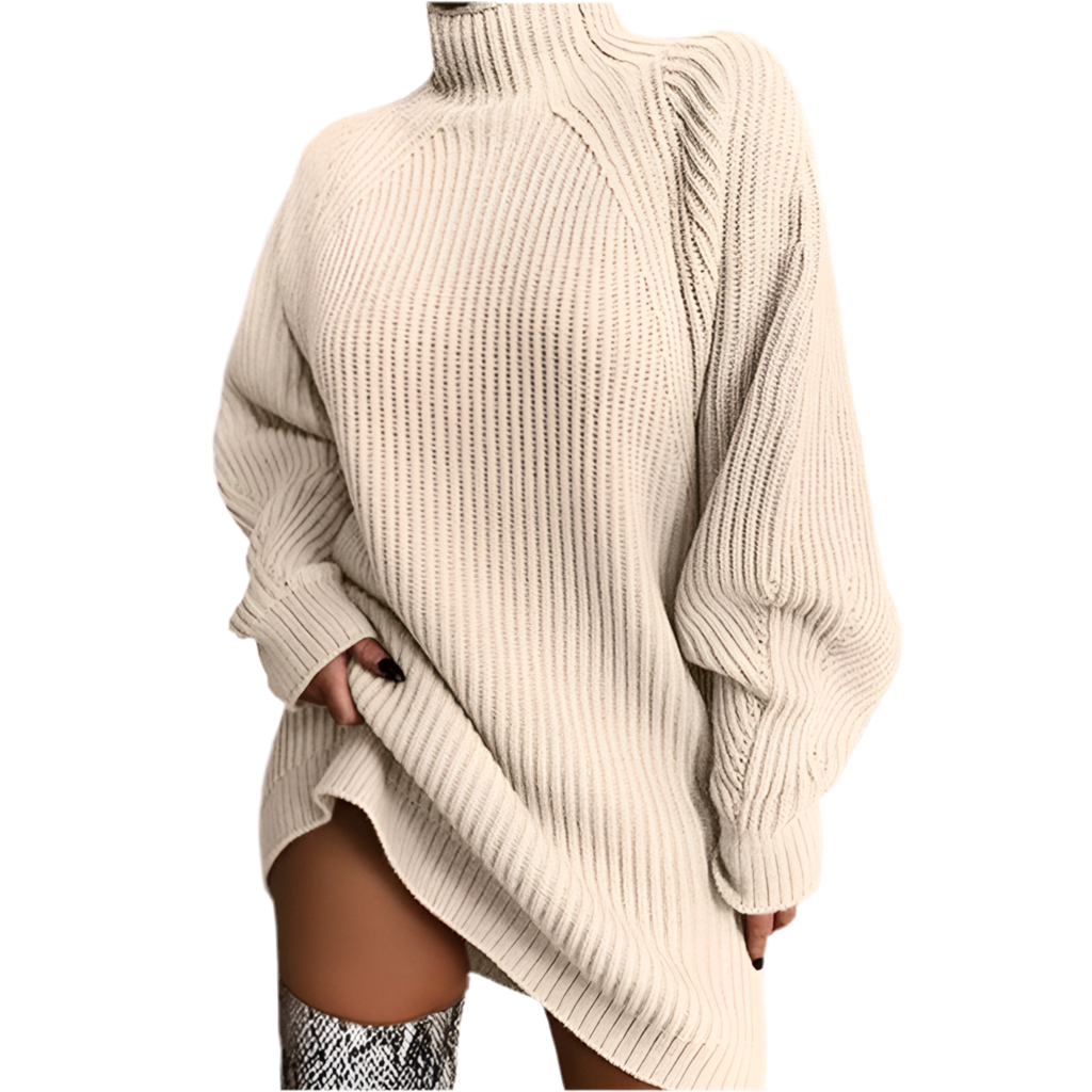 Warme Oversized Damestrui – Zachte en Comfortabele Pullover voor Koude Dagen-01