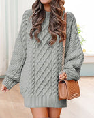 Effen Kleur Losse Trui Dames met Lange Mouwen voor Herfst en Winter – Zachte Acryl-Polyester Mix 1