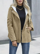 Elegante Damesjas Winter met Capuchon – Stijlvolle en Warme Jas van Hoogwaardige Ademende Stof 0