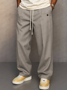 Elegante Heren Broeken met Verstelbare Taille – Comfortabele Losse Rechte Pasvorm voor Elke Gelegenheid 5