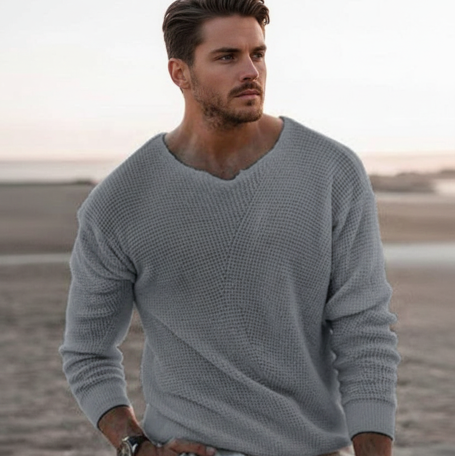 Elegante Heren Trui van Katoen voor de Herfst - Warm en Comfortabel, Verkrijgbaar in Meerdere Kleuren en Maten 3