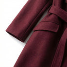 Elegante Lange Winterjas Dames met Imitatiebont Kraag en Taille Riem – Warm en Luxe Gewatteerde Jas voor de Winter 2