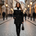 Elegante Lange Winterjas Dames van Imitatiebont met Verstelbare Taille – Warm en Stijlvol voor Koude Dagen 0