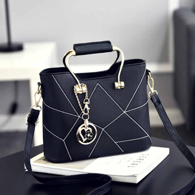 Elegante PU-Leren Handtas Dames met Ruim Interieur en Stevige Ritssluiting - Perfect voor Elke Gelegenheid 0