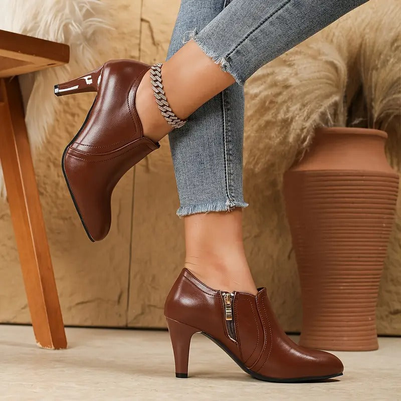 Elegante Vrijetijdsschoenen met Ritssluiting en Spitse Neus – Comfortabele Casual Schoenen voor Dagelijks Gebruik en Speciale Gelegenheden 7
