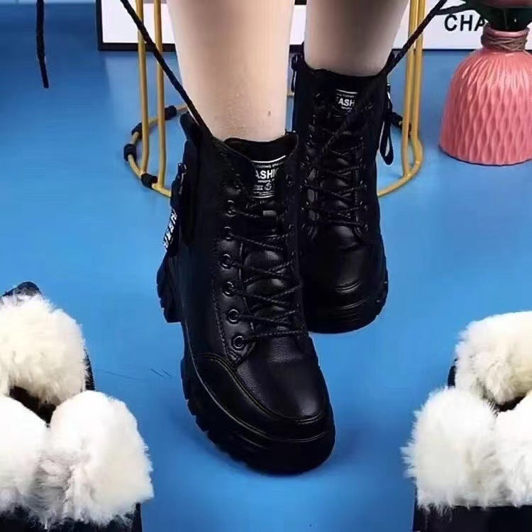 Elegante Zwarte Enkellaarsjes Dames met Warme Binnenvoering en Duurzame Buitenzool voor Comfort en Stijl 0