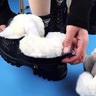 Elegante Zwarte Enkellaarsjes Dames met Warme Binnenvoering en Duurzame Buitenzool voor Comfort en Stijl 1