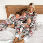 Familie Kerstpyjama Set van Zachte Stof voor Feestelijke Dagen – Gezellige Kerst Pyjama Gezin 0