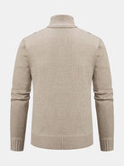 Geruite Gebreide Heren Trui met Lange Mouwen – Casual Multi-kleurig Ruitpatroon, Ronde Hals, Regular Fit 2