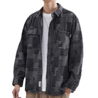 Gewassen Spijkerjack Heren van Hoogwaardige Denim met Twee Voorzakken - Casual Streetwear Stijl 4