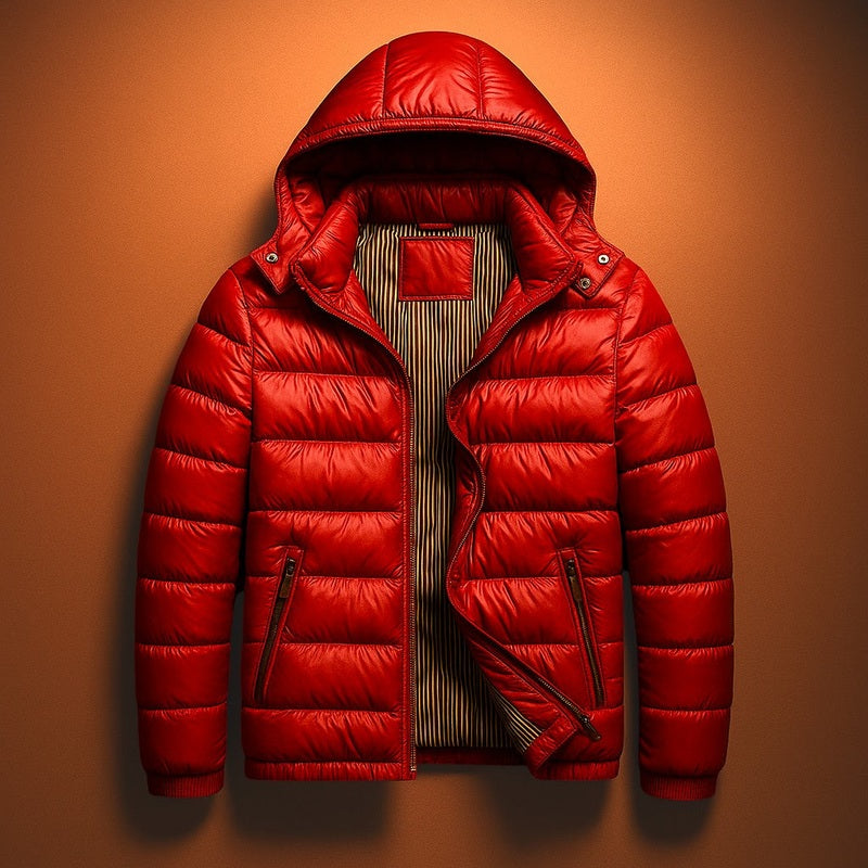 Gewatteerd Pufferjack met Ademend Katoen en Waterbestendige Buitenlaag – Verstelbare Capuchon en Slanke Pasvorm 3