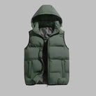 Gewatteerd Vest met Afneembare Capuchon voor Heren – Comfortabel en Warm, Geschikt voor Casual en Outdoor Activiteiten 5