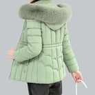 Gewatteerde Dames Parka met Imitatiebont Capuchon en Verstelbare Taille – Winterjas Dames Parka voor Koude Dagen 4