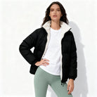 Gewatteerde Dames Winterjas Zwart met Thermische Vulling – Oversized Streetwear voor Koude Dagen 3