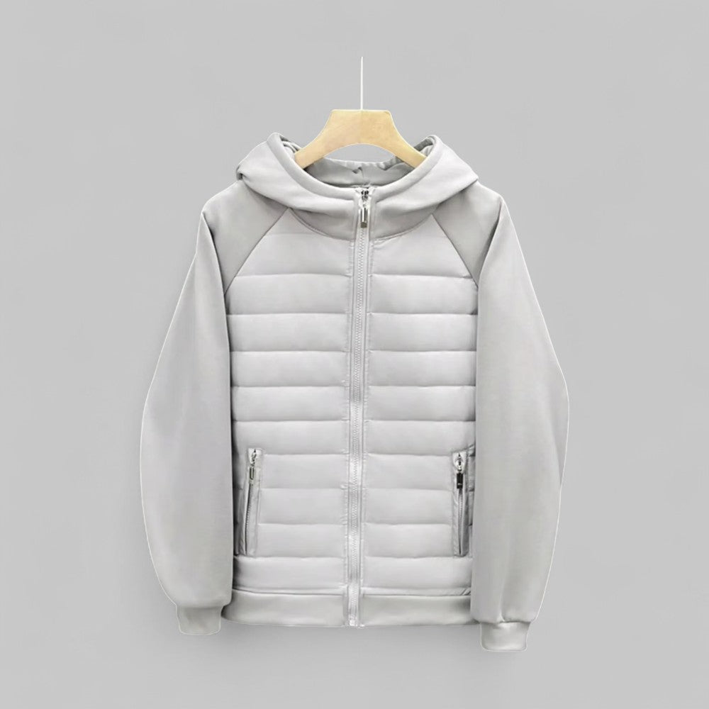 Gewatteerde Jas Dames met Capuchon – Comfortabele Lange Winterjas voor Casual Stijl met Zijzakken 3