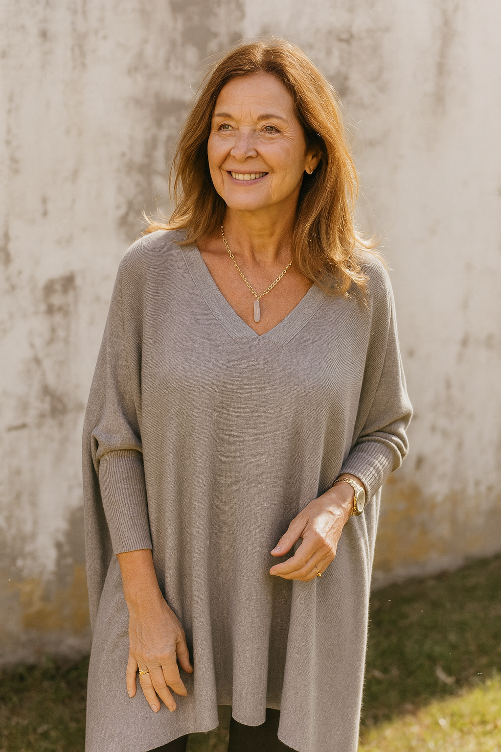 Gezellige Losvallende Top met V-hals – Ademend en Comfortabel voor Casual en Formele Outfits 2