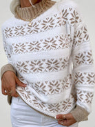 Groene Wollen Damestrui – Warme en Elegante Gebreide Dames Truien voor Herfst en Winter 0